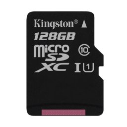 MICROSD KINGSTON; 128GB; CLASS 10 ; SDCS/128GBSP