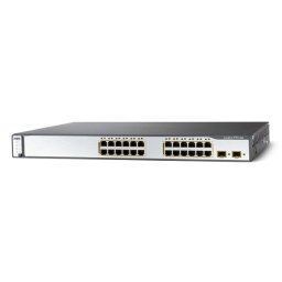 SWITCH CISCO, WS-C3750-24PS-S, 24 PORTURI, 10/100