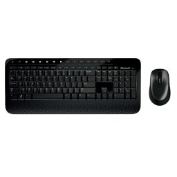 Kit Tastatura + Mouse MICROSOFT, model: DESKTOP 2000, layout: US, NEGRU, USB, WIRELESS, MULTIMEDIA