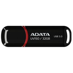 USB STICK ADATA, model: UV150-32G-RRD, capacitate: 32 GB, culoare: NEGRU, USB 3.1