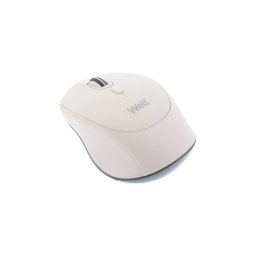 Mouse wireless Well model MWP201, Alb
