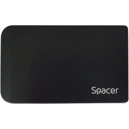 Rack extern pentru HDD / SSD Spacer 2,5 inch, model SPR-25612, tip S-ATA, Negru