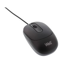 Mouse optic Well MU001 USB, Negru