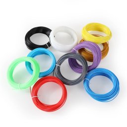 Filament PLA 1.75 mm pentru imprimante 3D, 1 kg, Alb