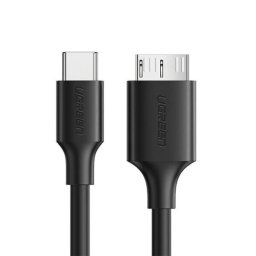 Cablu Transfer Date UGREEN 20103 Micro USB Type-C la Micro USB Type-B, 1m, Negru