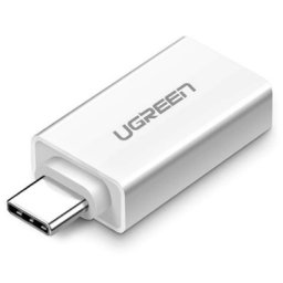 ADAPTOR Ugreen, "US173", USB Type-C(T) to USB 3.0(M), alb "30155