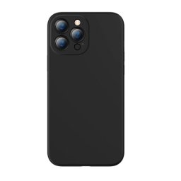 HUSA SMARTPHONE Baseus Liquid, pentru Iphone 13 Pro, materialsilicon, negru "ARYT000101