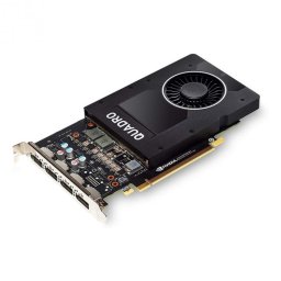 Placa video: NVIDIA QUADRO P2000; 5120 MB DDR5; 160-bit; PCI-E 16X; 4 x DISPLAY PORT;