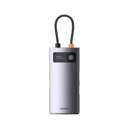 Hub 4in1 Baseus Metal Gleam Series, USB-C to 3x USB 3.0 + Ethernet RJ45, WKWG070113