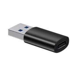 ADAPTOR Baseus Ingenuity Series Mini OTG, USB 3.1 (T) to USB Type-C (M), corp metalic, negru ZJJQ000101