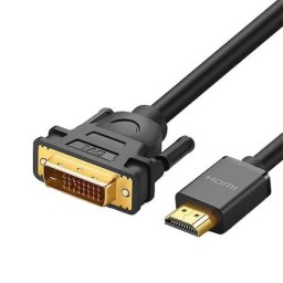 Cablu HDMI la DVI Ugreen 30116, 1080p, 30AWG, 1 m, Negru