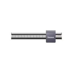 Suport Auto pentru Numar de Telefon, Baseus, Fixare Adeziva, Aluminiu, CADH000002, Gri