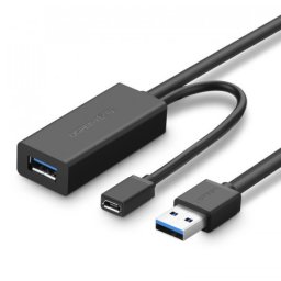 Cablu prelungitor activ Ugreen active USB 3.2 Gen 1, 10m, negru