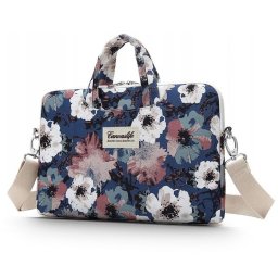 Geanta universala laptop 13/14 inch Canvaslife Briefcase Blue Camellia