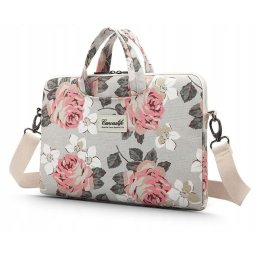 Geanta universala laptop 15/16 inch Canvaslife Briefcase White Rose