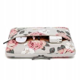 Husa laptop Canvaslife Sleeve 15/16 inch White Rose