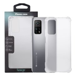 Husa Xiaomi Mi 10T 5G Spacer, transparenta, grosime 1.5mm, protectie suplimentara antisoc la colturi, material flexibil TPU "SPPC-XI-MI-10T5G-CLR