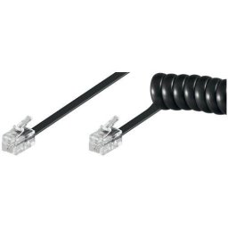 Cablu telefonic spiralat RJ10 4m