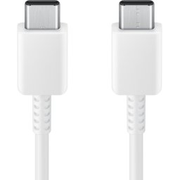 Cablu Date si Incarcare USB Type-C la USB Type-C Samsung EP-DA705BWE, 1 m, 3A, Alb GP-TOU021RFBWW