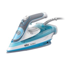 Fier de calcat 2600W 300ml TexStyle 5 SI 5006 BL steam iron Albastru/Alb