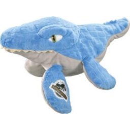 Schmidt Spiele Jurassic World, Mosasaurus, cuddly toy (blue/grey, 29 cm)