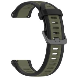 Curea pentru Huawei Watch GT 4 (41mm)/W1/Honor Watch S1/Garmin Venu 2S/Vivoactive 4S - Techsuit Watchband (W053) - Khaki