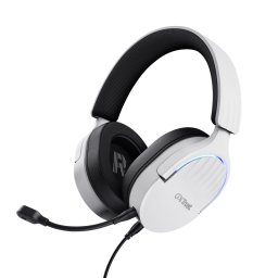 Casti GXT 490P Fayzo cu fir Alb