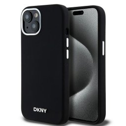 Husa iPhone 15 - DKNY Hardcase Liquid Silicone (DKHMP14SSMCHLK) - Black