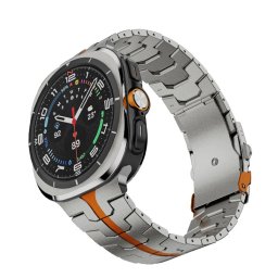 Curea pentru Samsung Galaxy Watch Ultra 47mm - Techsuit Watchband (W063) - Titanium Orange