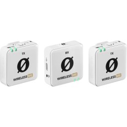 Microfon Rode Microphones Wireless ME Dual, microphone (white, USB-C, 3.5 mm jack)