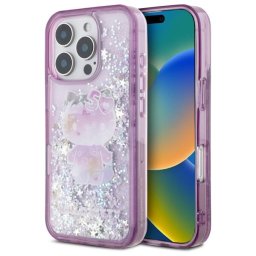 Husa Husa pentru iPhone 16 Pro Max - Hardcase Liquid Glitter 50TH Anniversary Party (HKHCP16XL50PPU) - Purple