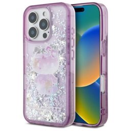 Husa Husa pentru iPhone 16 Pro - Hardcase Liquid Glitter 50TH Anniversary Party (HKHCP16LL50PPU) - Purple