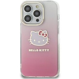 Husa Husa pentru Samsung Galaxy A55 5G - Hardcase IML Gradient Electrop Kitty Head (HKHCSA55HDGKEP) - Pink