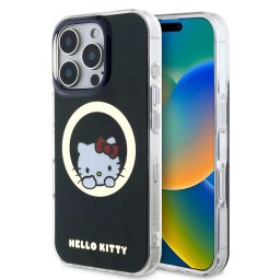 Husa Husa pentru iPhone 16 Pro Max - Hardcase IML Sweet Kitty MagSafe (HKHMP16XHSWKK) - Black