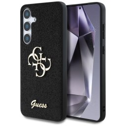 Husa Husa pentru Samsung Galaxy S25 Plus - Guess Glitter Script Big 4G Logo (GUHCS25MHG4SGK) - Black