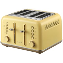 Prajitor de paine DT640E-MY/EU, 4 felii, 1800 W, Galben