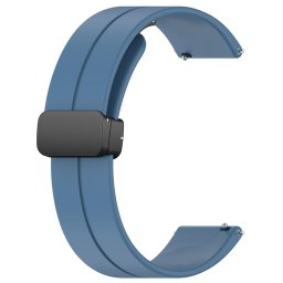 Curea pentru Huawei Watch GT 4 (41mm)/W1/Honor Watch S1/Garmin Venu 2S/Vivoactive 4S - Techsuit Watchband 18mm (W011) - Blue