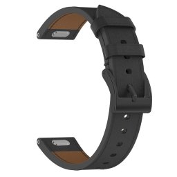 Curea pentru Huawei Watch GT 4 (41mm)/W1/Honor Watch S1/Garmin Venu 2S/Vivoactive 4S - Techsuit Watchband 18mm (W073) - Black