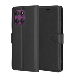 Husa Husa pentru Motorola Edge 60 Pro - Techsuit Leather Folio - Black