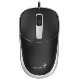 Mouse DX-123, PC sau NB, cu fir, USB-C, optic, butoane/scroll 3/1, gri