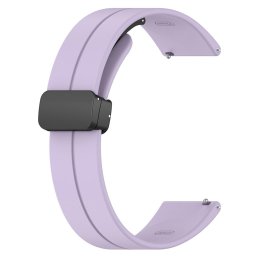 Curea pentru Huawei Watch GT 4 (41mm)/W1/Honor Watch S1/Garmin Venu 2S/Vivoactive 4S - Techsuit Watchband 18mm (W011) - Purple