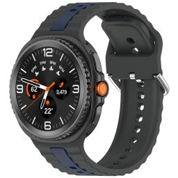 Curea pentru Samsung Galaxy Watch8 40mm/Watch8 44mm/Watch8 Classic - Techsuit Watchband (W078) - Shadow Gray