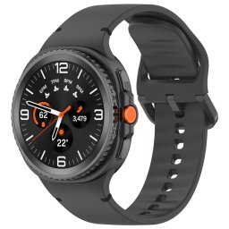 Curea pentru Samsung Galaxy Watch8 40mm/Watch8 44mm/Watch8 Classic/Ultra 2 - Techsuit Watchband (W079) - Graphite Carbon