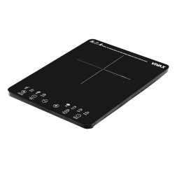Plita Plita cu Inductie Portabila 4 Zone de Gatit 60 cm Negru Mat Touch Control, Oprire Automata, 2.0 kW