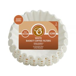 Edesia - Flat Bottom Paper Filters 200 pieces