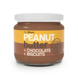 Alimente fitness Unt de arahide cu ciocolată și biscuiți - GymBeam