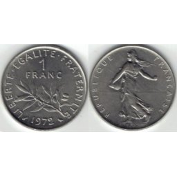 Franta 1974 - 1 franc, circulata