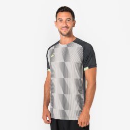 Tricou de fotbal pentru adulți cu mânecă scurtă Viralto Dope gri și negru 2026