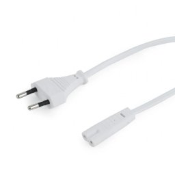 CABLU alimentare GEMBIRD casetofon, 1.8m, intrare Euro plug, iesire C7, bulk, alb, PC-184/2-W (timbru verde 0.08 lei)