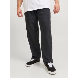 Jack & Jones Plus Blugi JJICHRIS JJORIGINAL, barbati big sizes, cu talie inalta si croiala Relaxed fit, Gri inchis (SELECTATI MARIMEA: 40, SELECTATI LUNGIMEA: 30)